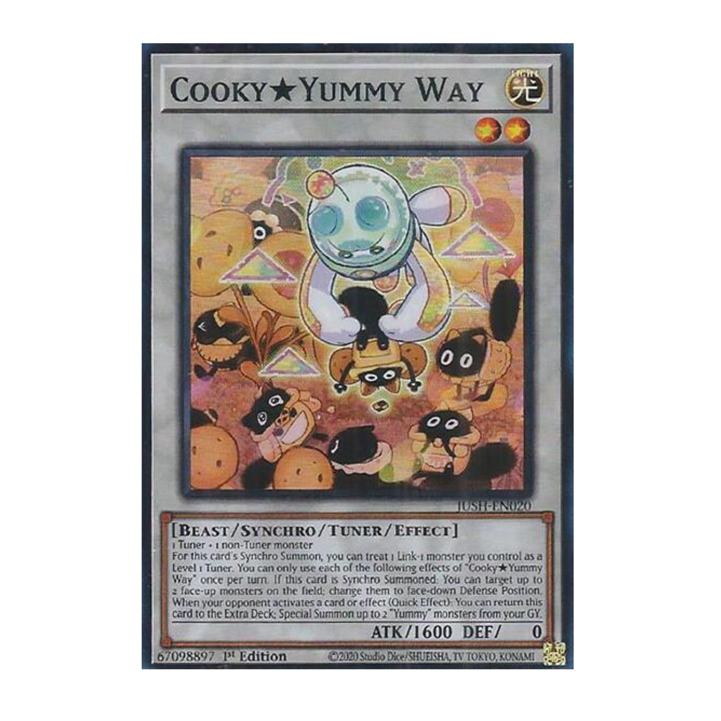 Yu-Gi-Oh! CookyYummy Way (Super Rare) - Justice Hunters (JUSH)
