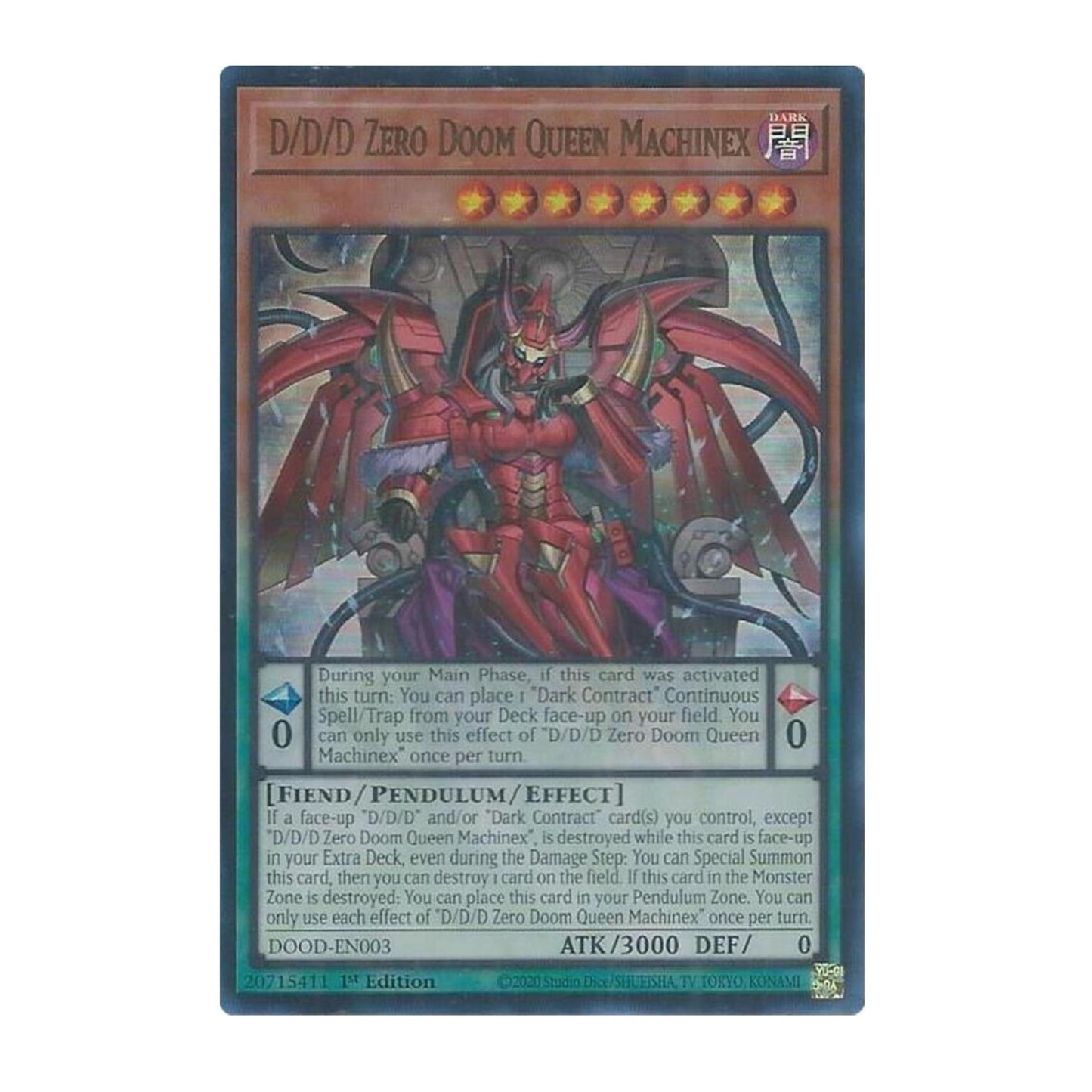Yu-Gi-Oh! D/D/D Zero Doom Queen Machinex - Doom of Dimensions (DOOD)