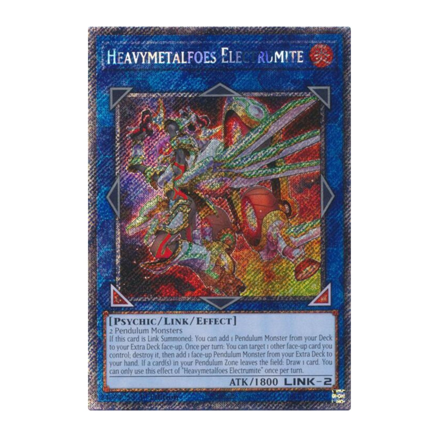 Yu-Gi-Oh! Heavymetalfoes Electrumite (Platinum Secret Rare) - Quarter Century Stampede