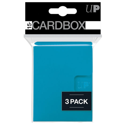 Ultra Pro UP - 15+ Card Box 3-pack: Light Blue