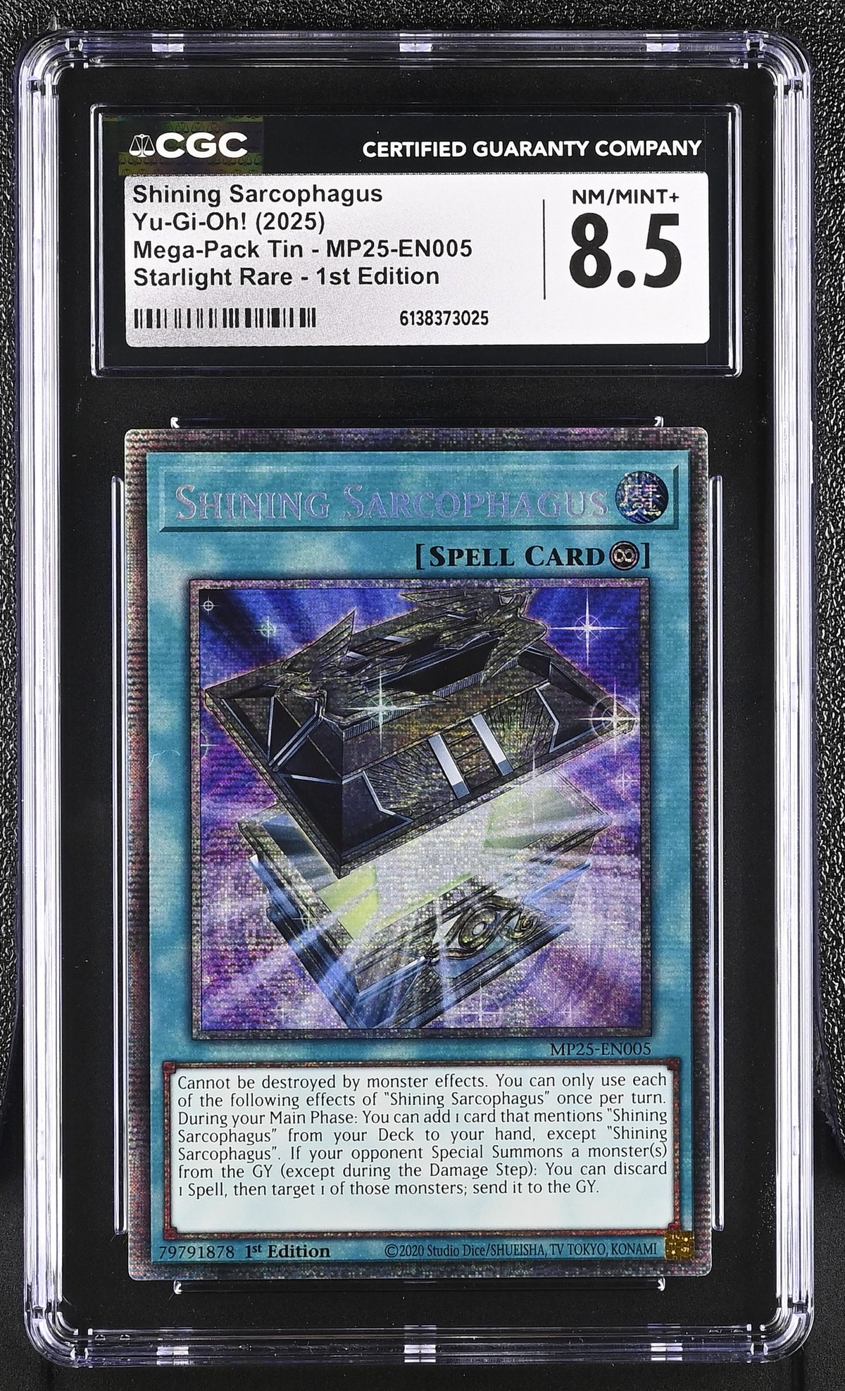 2025 Mega-Pack Tin #MP25-EN005 Shining Sarcophagus CGC 8.5