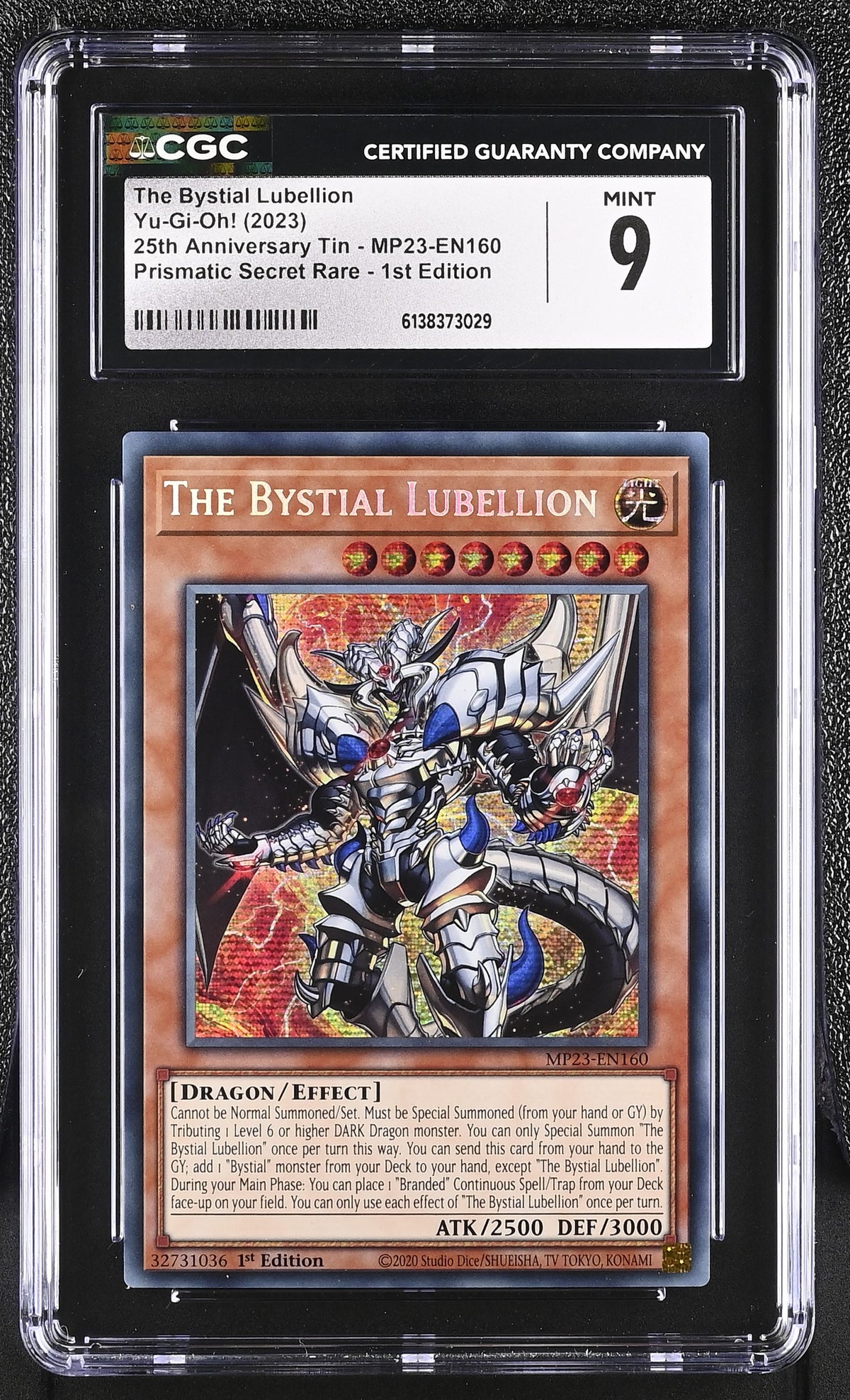 2023 25th Anniversary Tin #MP23-EN160 The Bystial Lubellion CGC 9