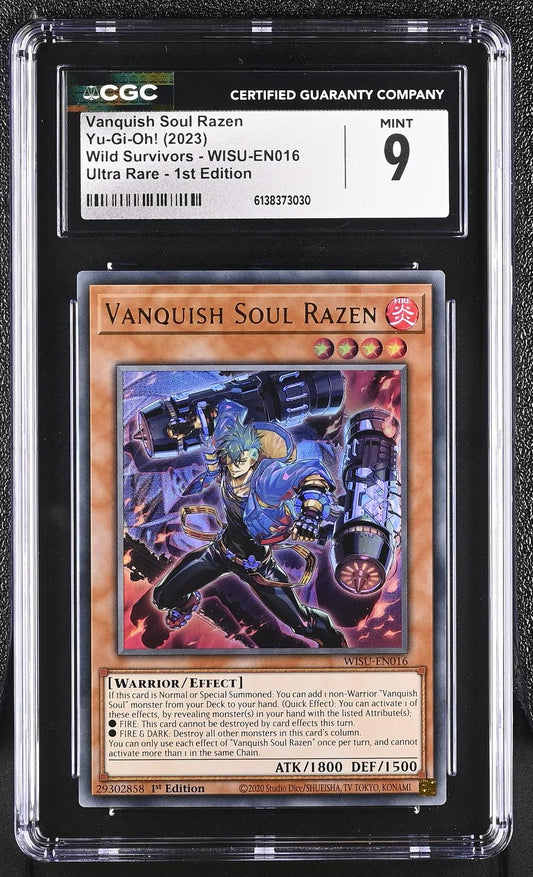 2023 Wild Survivors #WISU-EN016 Vanquish Soul Razen CGC 9
