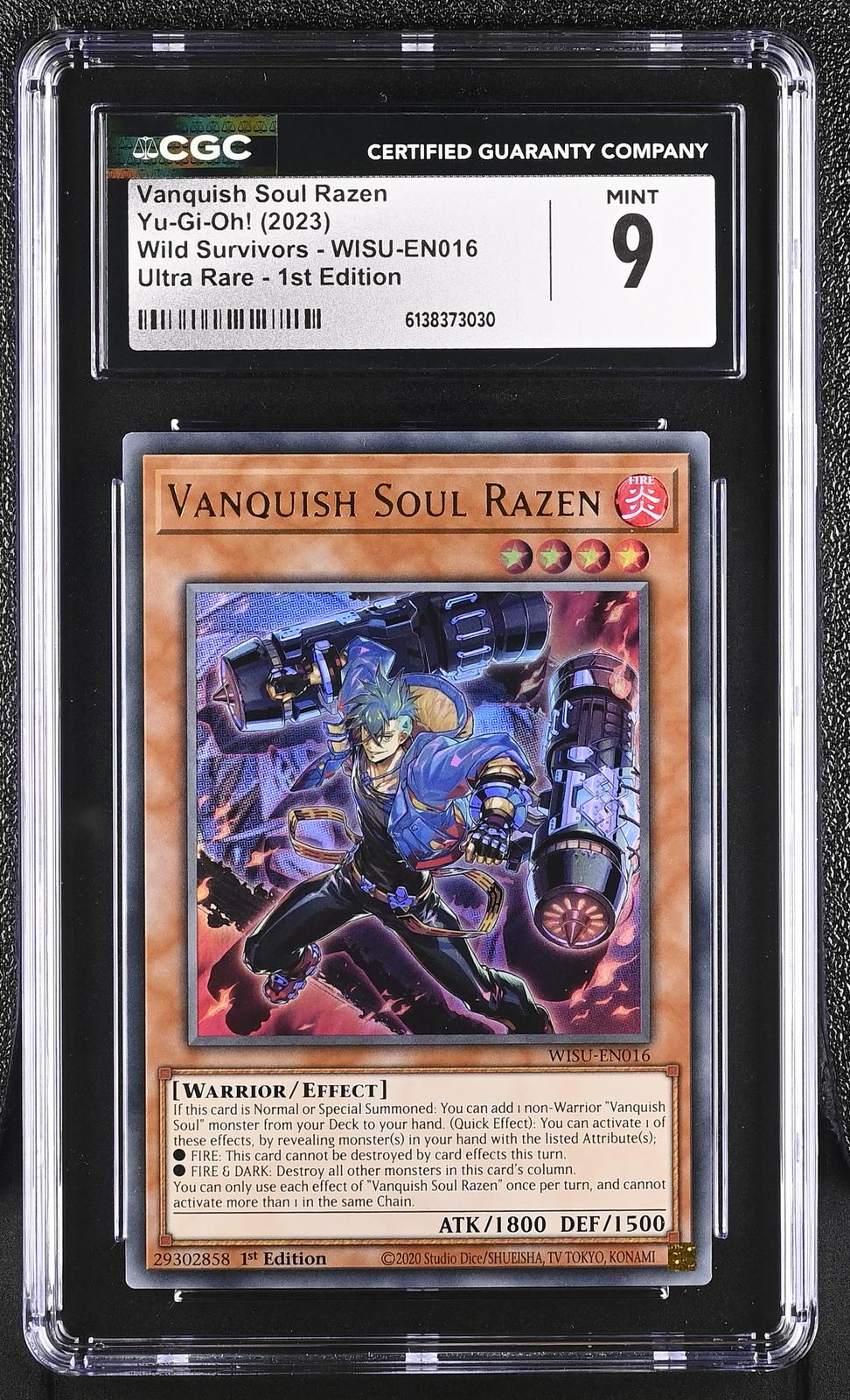 2023 Wild Survivors #WISU-EN016 Vanquish Soul Razen CGC 9