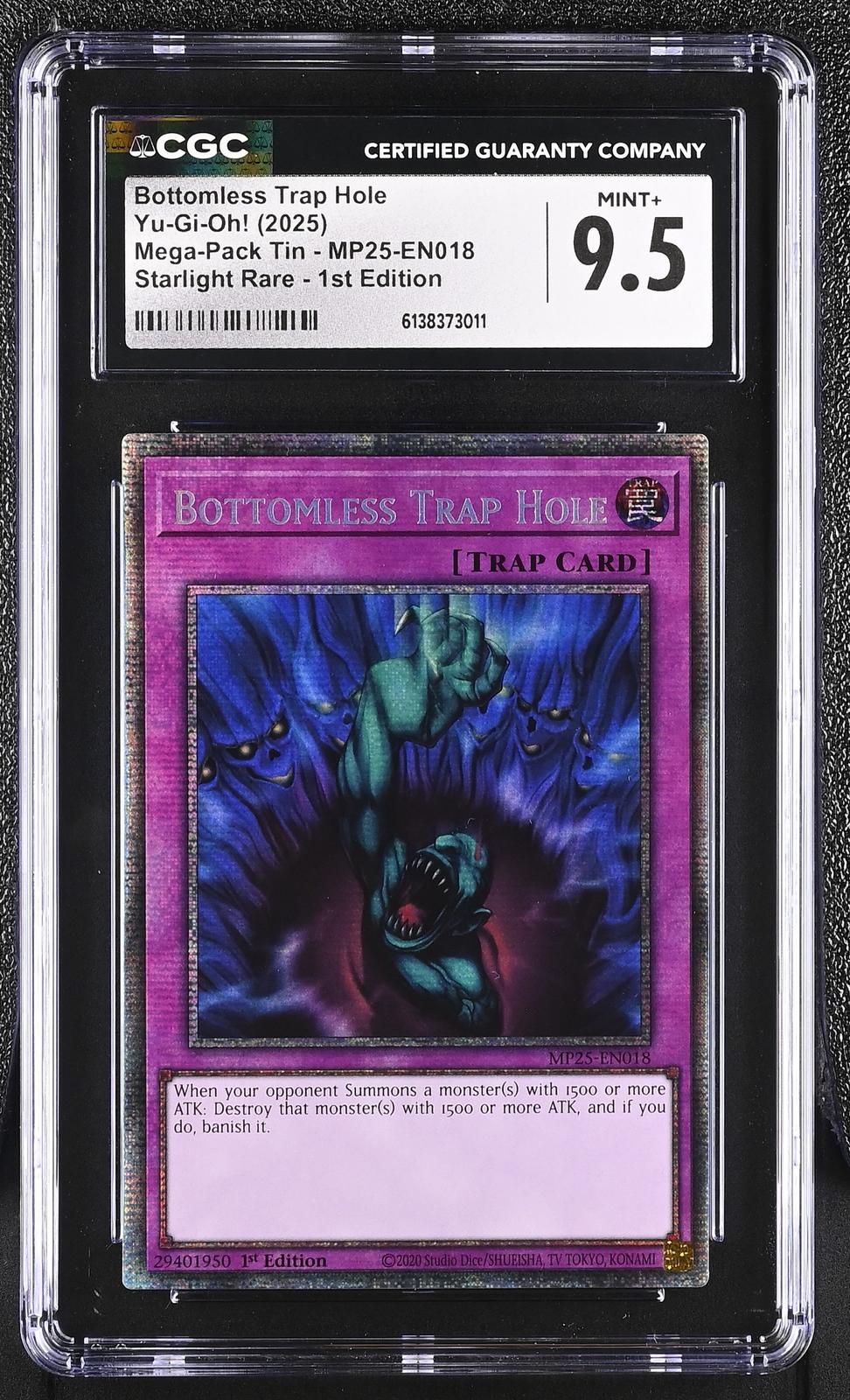 2025 Mega-Pack Tin #MP25-EN018 Bottomless Trap Hole CGC 9.5
