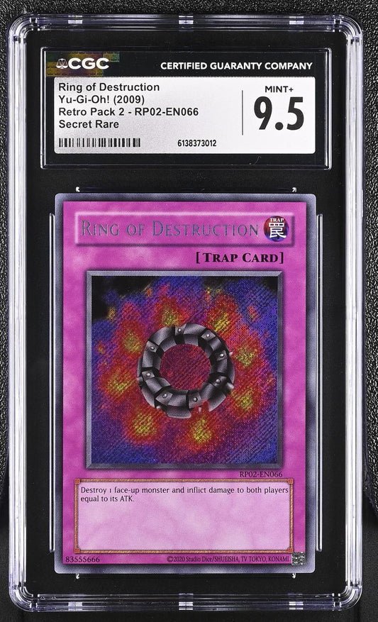 2009 Retro Pack 2 #RP02-EN066 Ring of Destruction CGC 9.5
