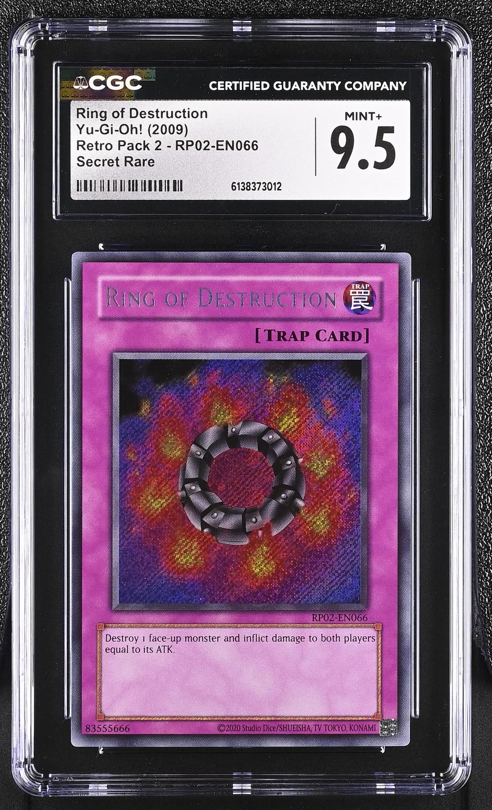 2009 Retro Pack 2 #RP02-EN066 Ring of Destruction CGC 9.5