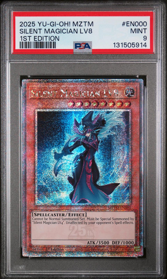 2025 Yu-Gi-Oh! Maze of Master Silent Magician Lv8 1st Edition PSA 9