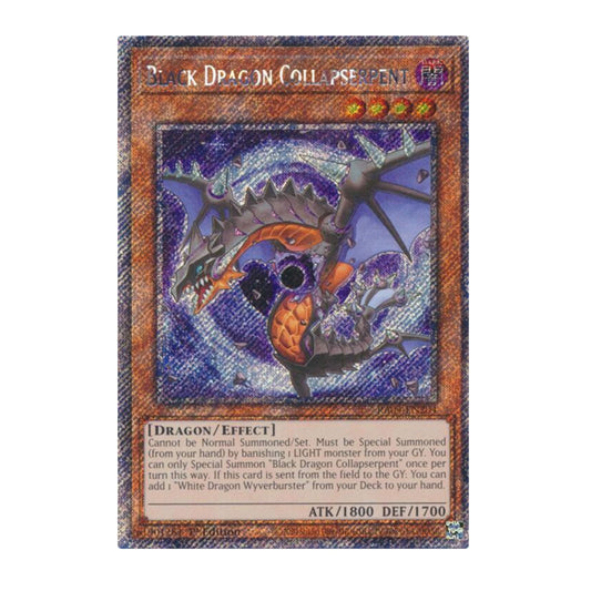 Yu-Gi-Oh! Black Dragon Collapserpent (Platinum Secret Rare) - Quarter Century Stampede