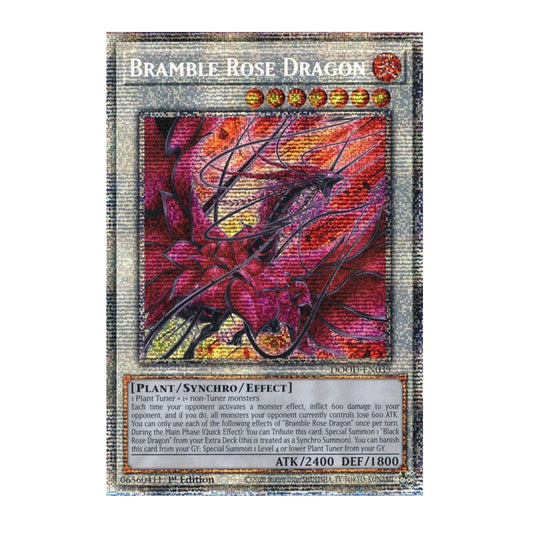 Yu-Gi-Oh! Bramble Rose Dragon (Starlight Rare) - Doom of Dimensions (DOOD)