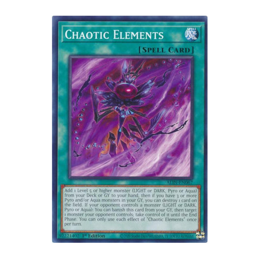 Yu-Gi-Oh! Chaotic Elements - Alliance Insight (ALIN)