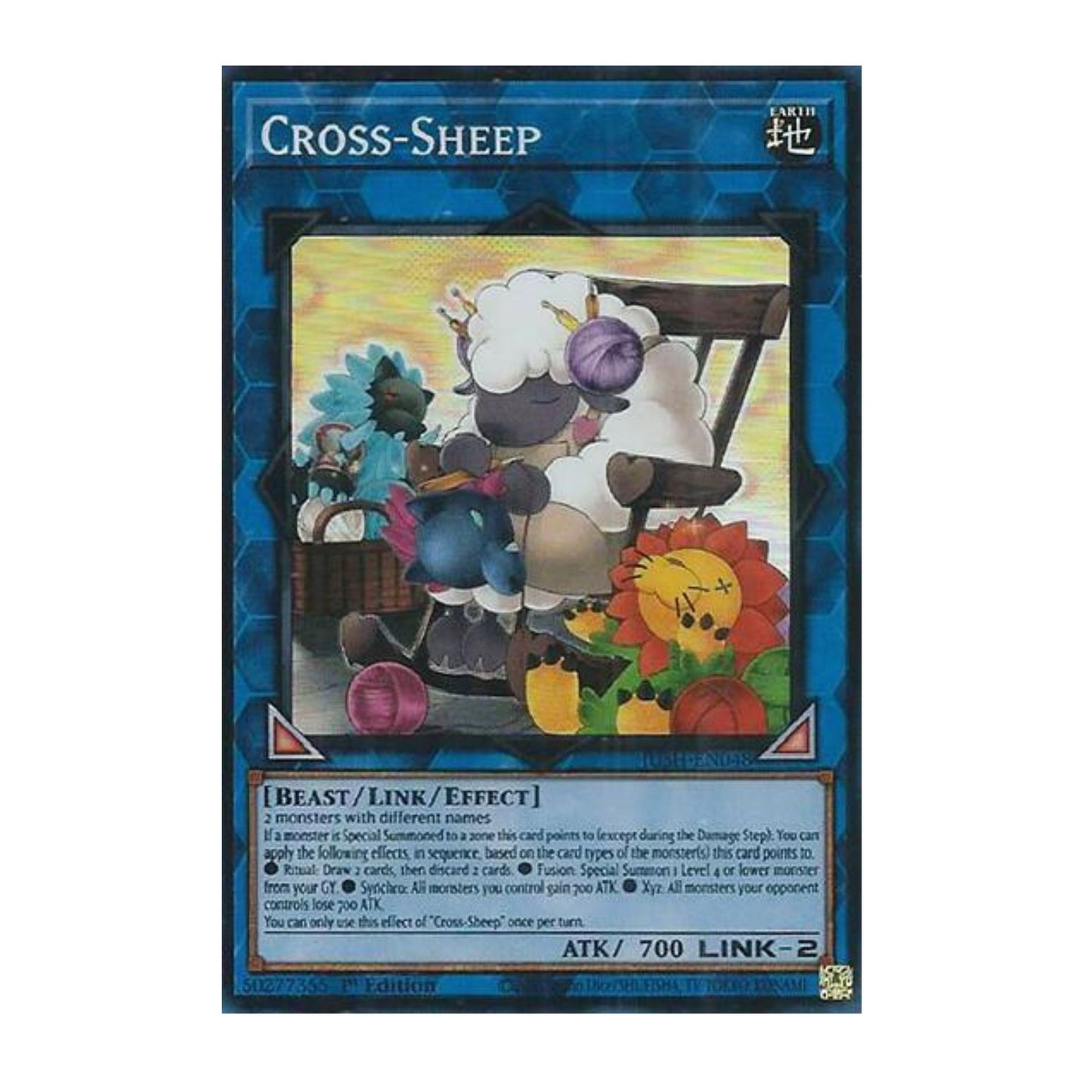 Yu-Gi-Oh! Cross-Sheep (Super Rare) - Justice Hunters (JUSH)