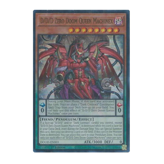 Yu-Gi-Oh! D/D/D Zero Doom Queen Machinex - Doom of Dimensions (DOOD)