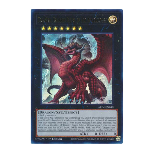 Yu-Gi-Oh! Disaster, Dragon Ruler of All Apocalypses - Alliance Insight (ALIN)