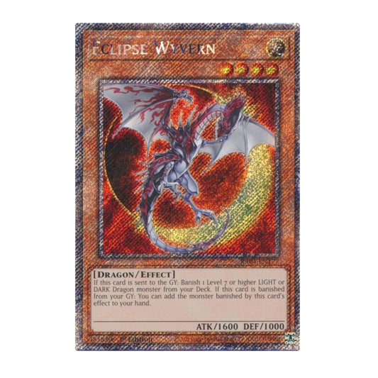 Yu-Gi-Oh! Eclipse Wyvern (Platinum Secret Rare) - Quarter Century Stampede
