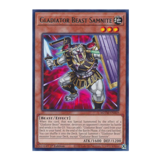 Yu-Gi-Oh! Gladiator Beast Samnite - Maze of the Master (MZTM)