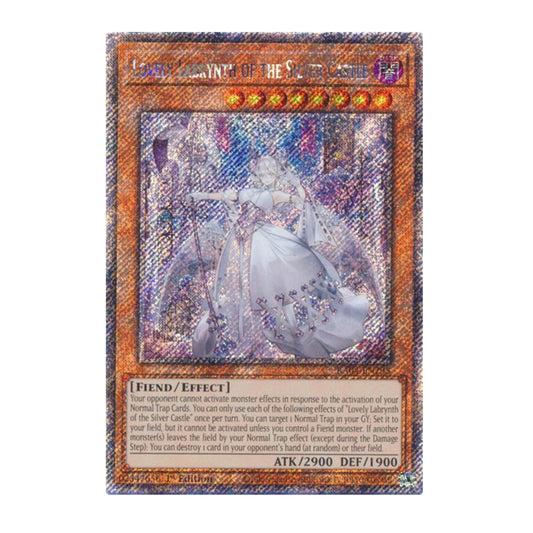 Yu-Gi-Oh! Lovely Labrynth of the Silver Castle (Platinum Secret Rare) - Quarter Century Stampede