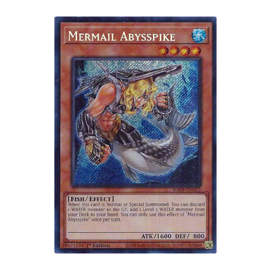 Yu-Gi-Oh! Mermail Abysspike (Secret Rare) - Quarter Century Stampede