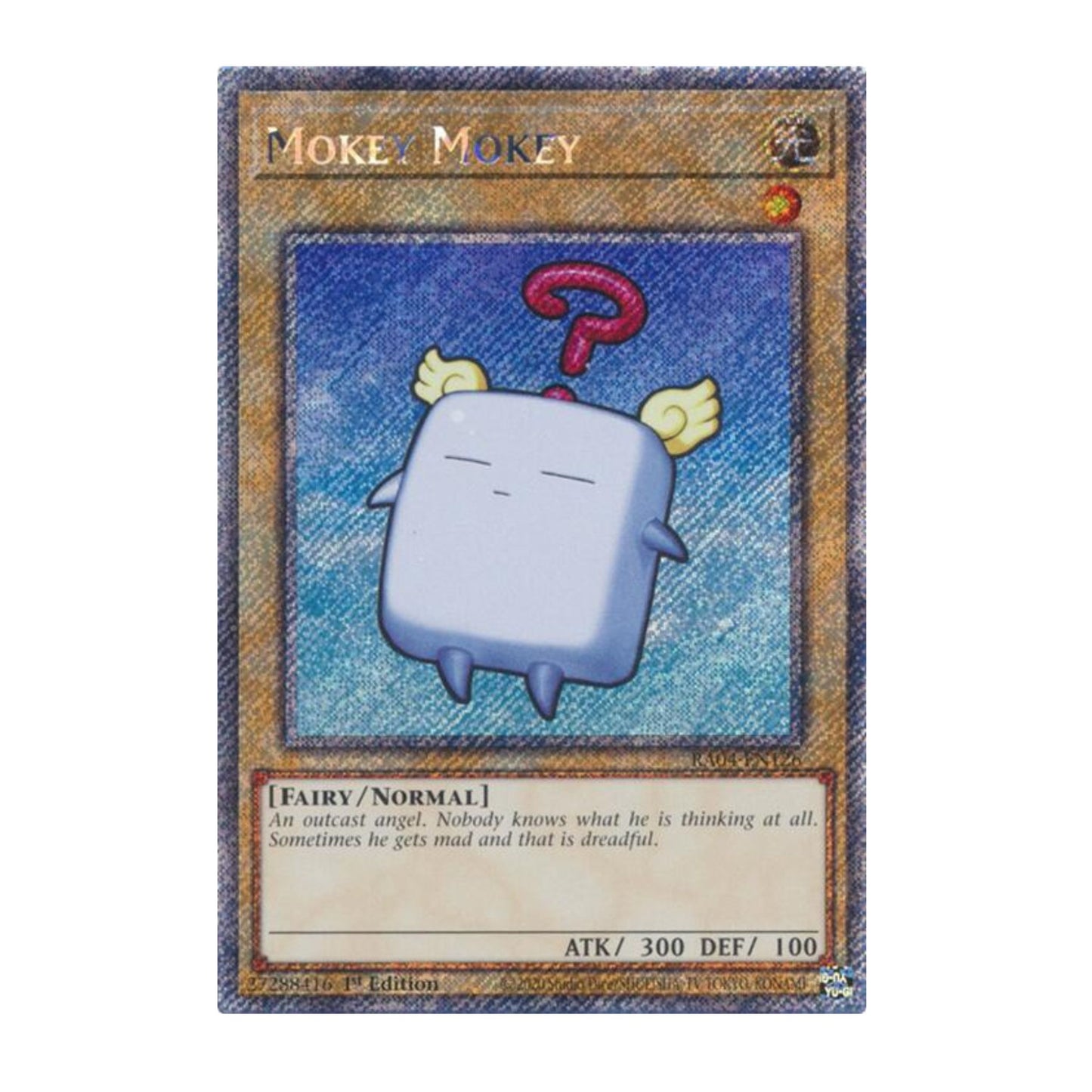 Yu-Gi-Oh! Mokey Mokey (Platinum Secret Rare) - Quarter Century Stampede