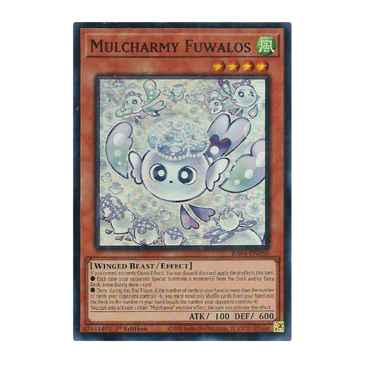 Yu-Gi-Oh! Mulcharmy Fuwalos - Super Rare Quarter Century Stampede