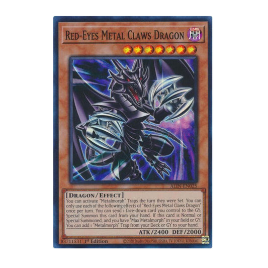 Yu-Gi-Oh! Red-Eyes Metal Claws Dragon - Alliance Insight (ALIN)