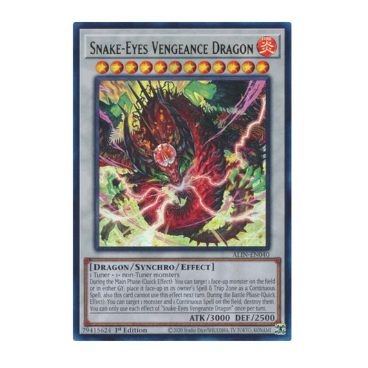 Yu-Gi-Oh! Snake-Eyes Vengeance Dragon - Alliance Insight (ALIN)