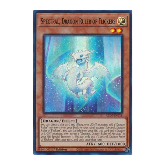Yu-Gi-Oh! Spectral, Dragon Ruler of Flickers - Alliance Insight (ALIN)