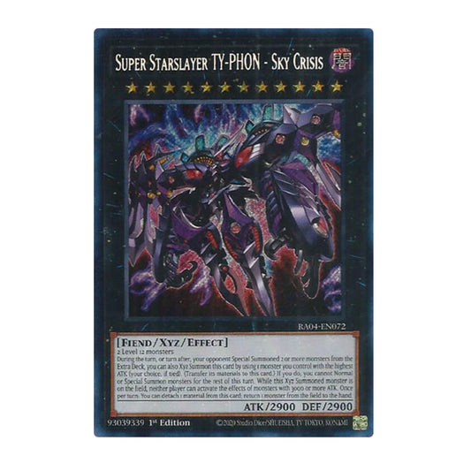 Yu-Gi-Oh! Super Starslayer TY-PHON - Sky Crisis (Secret Rare) - Quarter Century Stampede