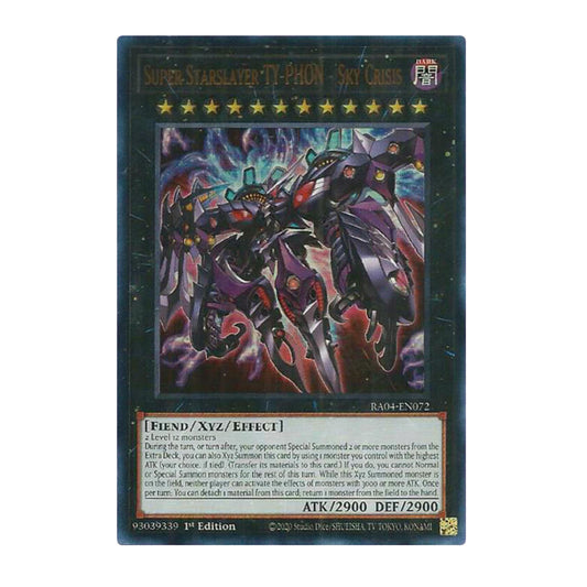 Yu-Gi-Oh! Super Starslayer TY-PHON - Sky Crisis (UR) - Quarter Century Stampede