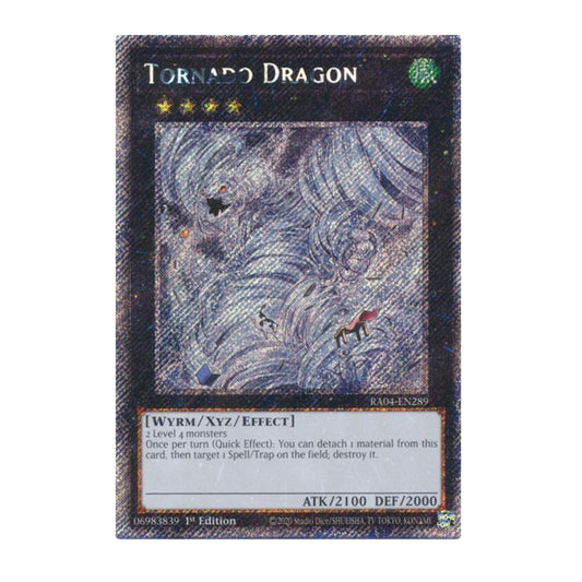 Yu-Gi-Oh! Tornado Dragon (Platinum Secret Rare) - Quarter Century Stampede