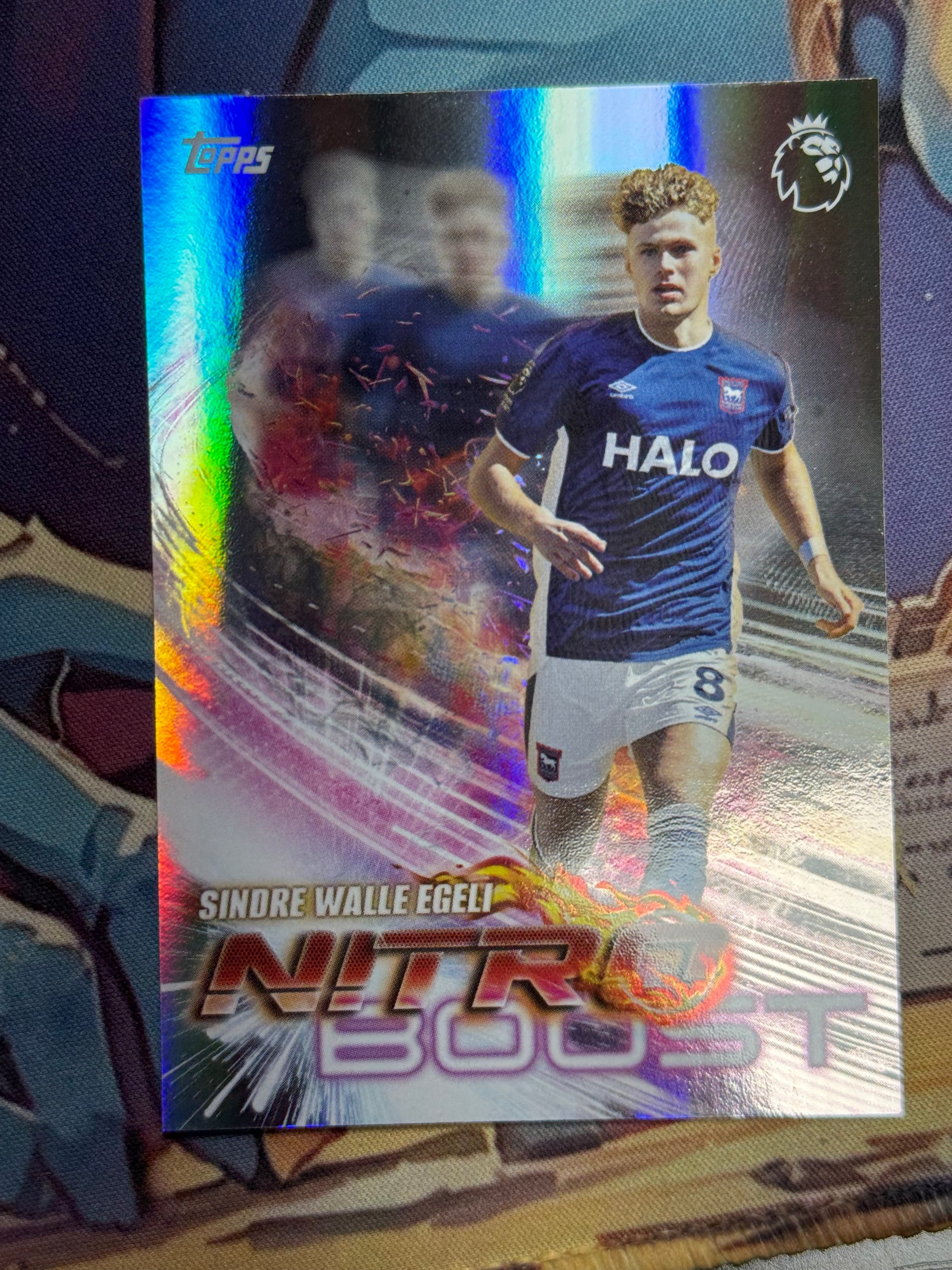 Sindre Walle Egeli Topps Premier League 2026/27 Nitro Boost NB 24 - front